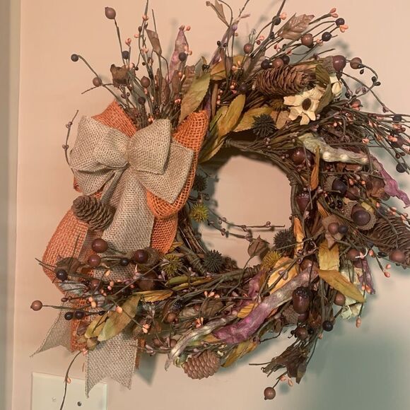 Fall wreath Inv 311 - Picture 2 of 2
